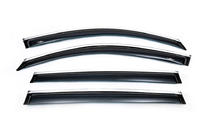 Volkswagen Tiguan 2007-2016 Deflektory szyb z listwą chromowaną (4 szt, HIC) zdjęcia 4