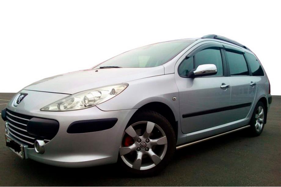 Peugeot 307 2001-2008 Deflektory Okien SW (4 szt, HIC) Image