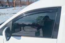 Volkswagen Caddy 2010-2015 Deflektory Okien (2 szt, HIC) zdjęcia 1