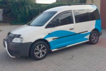 Volkswagen Caddy 2010-2015 Deflektory Okien (2 szt, HIC) zdjęcia 11