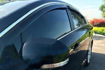 Honda Crosstour 2009-2015 Deflektory szyb z listwą chromowaną (4 szt, HIC) zdjęcia 1