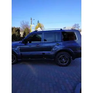 Relingi dachowe Chrom turecki design (2 szt.) Mitsubishi Pajero Wagon IV 2006-2021 zdjęcia 3