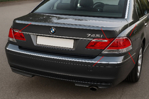 BMW 7 Series E65/66 2001-2008 Nakładki na Lampy Tylne Chrom (2 szt., ABS) zdjęcia 1