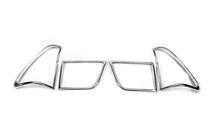 BMW X5 E53 1999–2006 Chromowane Nakładki na Tylne Lampy (Plastik) zdjęcia 2