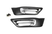 Honda CRV 2001-2006 Chromowane nakładki na światła przeciwmgielne (2 szt., plastik) zdjęcia 2