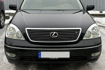 Lexus LS 2001-2006 Nakładki na Reflektory Chromowane (2 szt., Plastik) zdjęcia 1