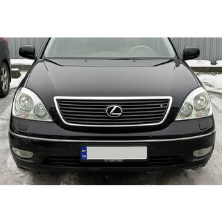 Nakładki na Reflektory Chromowane (2 szt., Plastik) Lexus LS 2001-2006 zdjęcia 1