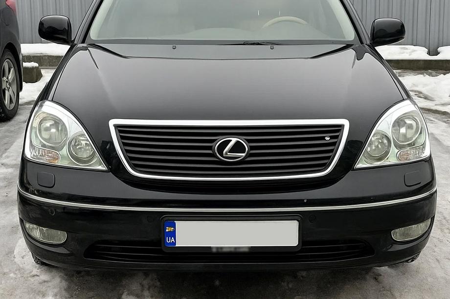 Lexus LS 2001-2006 Nakładki na Reflektory Chromowane (2 szt., Plastik) Image
