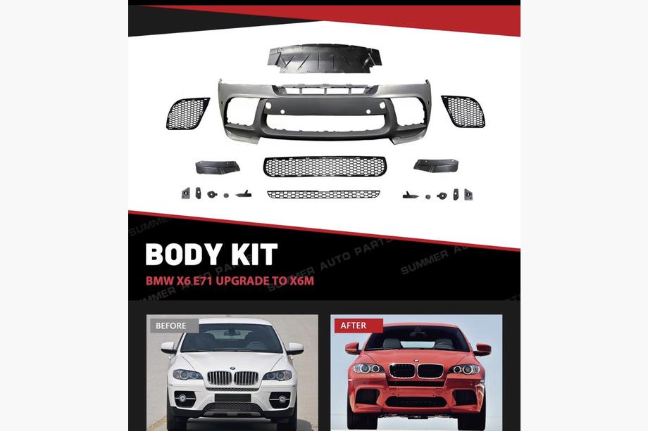 BMW X6 E71 2008–2014 Zestaw Body Kit (Pakiet M) Image