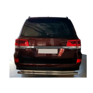 Tylny ochraniacz AK002-double (2 szt., stal nierdzewna) Toyota Land Cruiser 200 2007-2021 zdjęcia 1