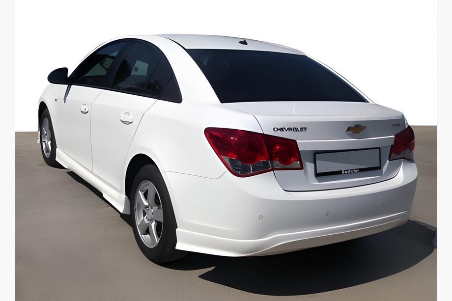 Chevrolet Cruze 2009–2015 Nakładka na tylny zderzak SD (Meliset, do lakierowania) Image