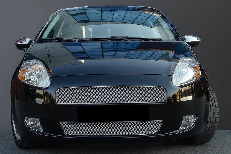 Fiat Punto Grande/EVO 2006-2018 Nakładki na grill (2 szt., stal nierdzewna) Zdjęcia 1