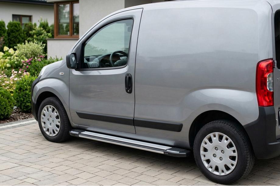 Citroen Nemo 2007-2017 Progi Boczné Rainbow (2 szt, Profil Aluminiowy) Image
