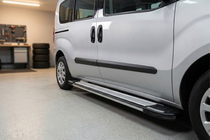 Fiat Doblo II 2010-2022 Progi Boczné Rainbow (2 szt., Aluminium) zdjęcia 1