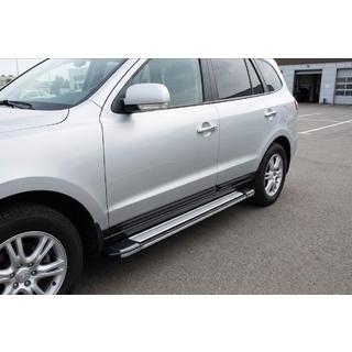 Progi Boczné Rainbow (2 szt., aluminium) Hyundai Santa Fe 2 2006-2012 zdjęcia 1