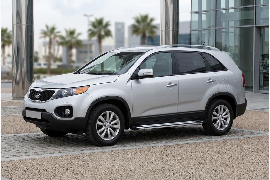 Kia Sorento II XM 2009-2014 Progi Boczné Rainbow (2 szt., aluminium) Image
