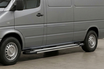 Volkswagen LT 1995-2006 Progi Boczné Rainbow (2 szt., Aluminium) zdjęcia 1