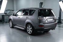 Mitsubishi Outlander 2006-2012 Progi Boczné Rainbow (2 szt., aluminium) zdjęcia 1