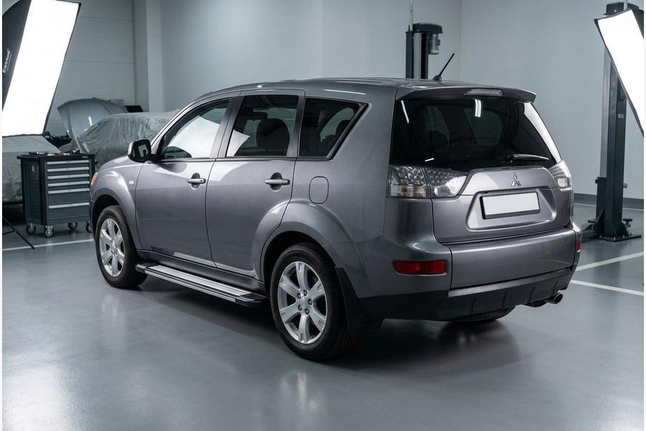 Mitsubishi Outlander 2006-2012 Progi Boczné Rainbow (2 szt., aluminium) Image