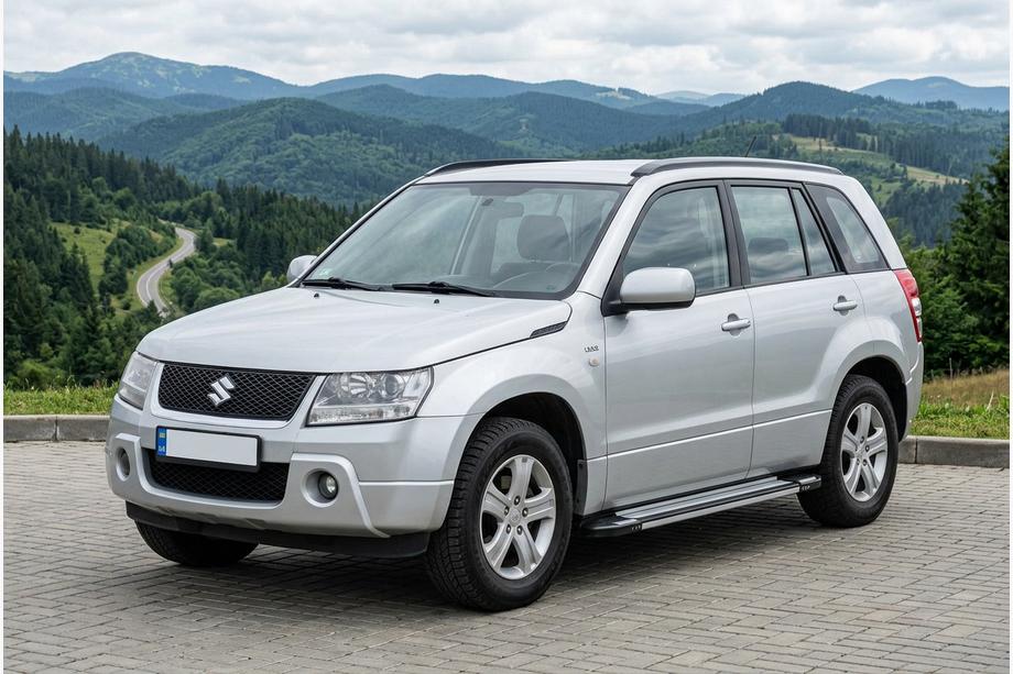 Suzuki Grand Vitara 2005-2017 Progi Boczné Rainbow (2 szt, aluminium) Image