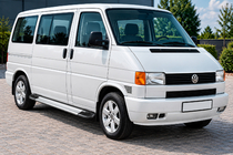 Volkswagen T4 Caravelle/Multivan 1990–2003 Progi Boczné Rainbow (2 szt., Aluminium) Krótki Rozstaw Osi zdjęcia 1