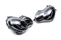Mercedes C-class W203 2000-2007 Reflektory przednie z LED światłami do jazdy dziennej (2 szt.) zdjęcia 8
