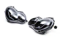 Mercedes C-class W203 2000-2007 Reflektory przednie z LED światłami do jazdy dziennej (2 szt.) zdjęcia 10