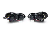 Mercedes C-class W203 2000-2007 Reflektory przednie z LED światłami do jazdy dziennej (2 szt.) zdjęcia 6