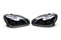 Mercedes S-class W220 1998-2005 Reflektory przednie z LED światłami do jazdy dziennej (2 szt) zdjęcia 5