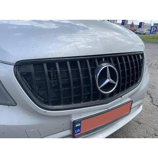 Przedni Grill GT Panamericana Czarny (2014-2023 do Vito W447) Mercedes Vito/V-class W447 2014- zdjęcia 3