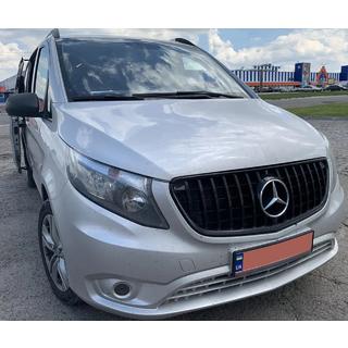 Przedni Grill GT Panamericana Czarny (2014-2023 do Vito W447) Mercedes Vito/V-class W447 2014- zdjęcia 1