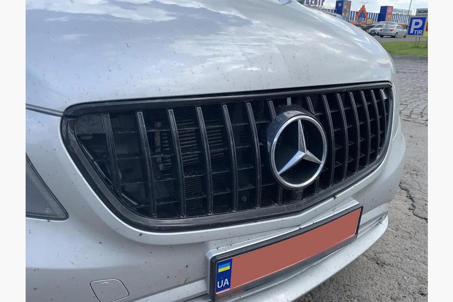Mercedes Vito/V-class W447 2014- Przedni Grill GT Panamericana Czarny (2014-2023 do Vito W447) Zdjęcia 3