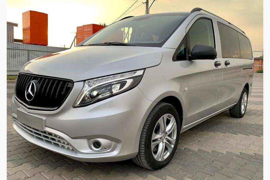 Mercedes Vito/V-class W447 2014- Przedni Grill GT Panamericana Czarny (2014-2023 do Vito W447) Zdjęcia 4