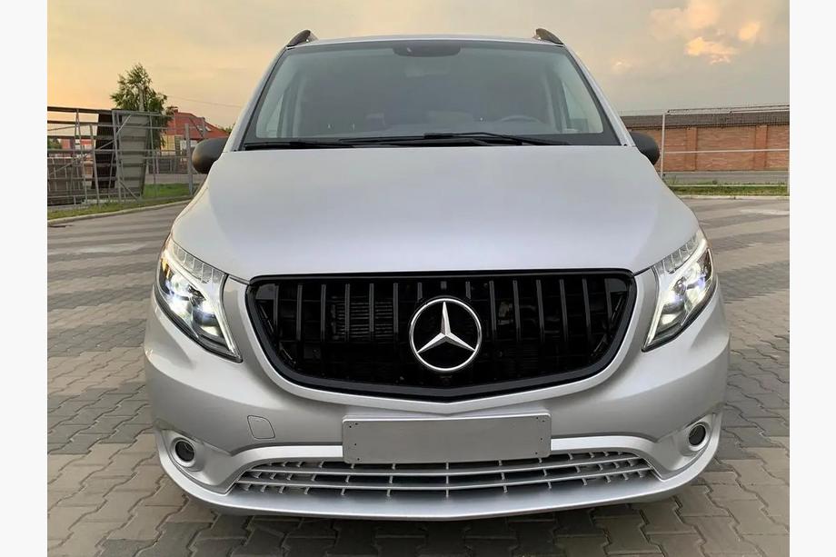 Mercedes Vito/V-class W447 2014- Przedni Grill GT Panamericana Czarny (2014-2023 do Vito W447) Zdjęcia 6