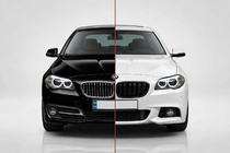 BMW 5 Series F10/F11 2010–2016 Zestaw body kit (M-Performance LCI) Wydech podwójny lewy/prawy zdjęcia 1