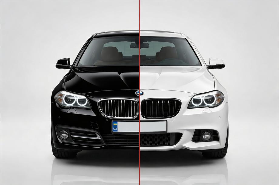 BMW 5 Series F10/F11 2010–2016 Zestaw body kit (M-Performance LCI) Wydech podwójny lewy/prawy Image