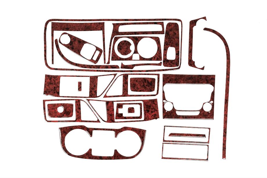 Citroen Jumper 2007-2025 Nakładki na deskę rozdzielczą (2014+) Drewno Image
