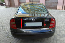Skoda Superb 2001-2009 Listwa bagażnika stal nierdzewna zdjęcia 1