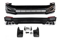 Toyota Land Cruiser Prado 150 2009-2023 Nakładki na przedni i tylny zderzak Modelista V3-LED (2017-) zdjęcia 2