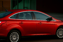 Ford Focus III 2011-2017 Kompletny zestaw listew okiennych ze stali nierdzewnej do Sedan (12 szt.) zdjęcia 1