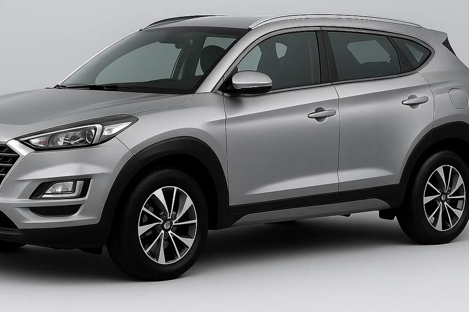 Hyundai Tucson TL 2016-2021 Listwy ozdobne na ramki szyb OmsaLine (14 szt., stal nierdzewna) Czarny chrom Image