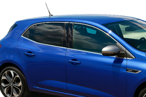 Renault Megane IV 2016-2025 Kompletny zestaw listew okiennych (HB, 12 szt., stal nierdzewna) zdjęcia 1