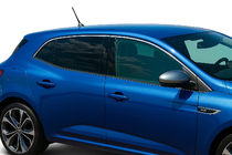 Renault Megane IV 2016-2025 Górne listwy okien (HB, 6 szt, stal nierdzewna) OmsaLine - Włoska Stal Nierdzewna zdjęcia 1