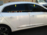 Renault Megane IV 2016-2025 Górne listwy okien nierdzewne 6szt Sedan zdjęcia 1