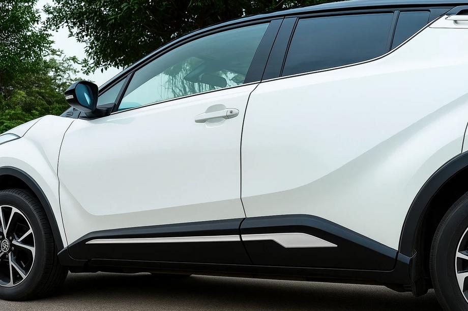 Toyota C-HR 2016-2023 Listwy drzwiowe OmsaLine (4 szt., stal nierdzewna) Image