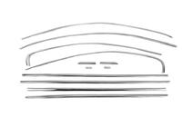 Volkswagen Jetta 2011-2018 Kompletne listwy ozdobne okien stal nierdzewna (12 szt.) Carmos - Turecka Stal Nierdzewna zdjęcia 2