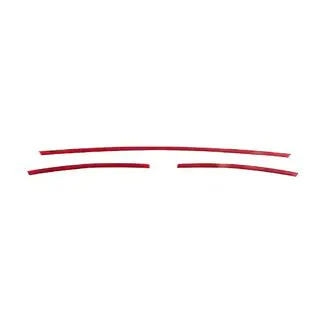 Nakładki na kratkę zderzaka 2015-2019 (3 szt, Czerwone) Volkswagen T6 2015-2024 zdjęcia 3
