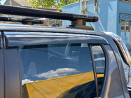 Toyota Hilux 2015- Deflektory szyb z listwą chromowaną (4 szt, Niken) zdjęcia 9