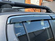 Toyota Hilux 2015- Deflektory szyb z listwą chromowaną (4 szt, Niken) zdjęcia 7