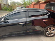 Hyundai Elantra (AD) 2015-2020 Deflektory szyb z listwą chromowaną (4 szt, Niken) zdjęcia 2